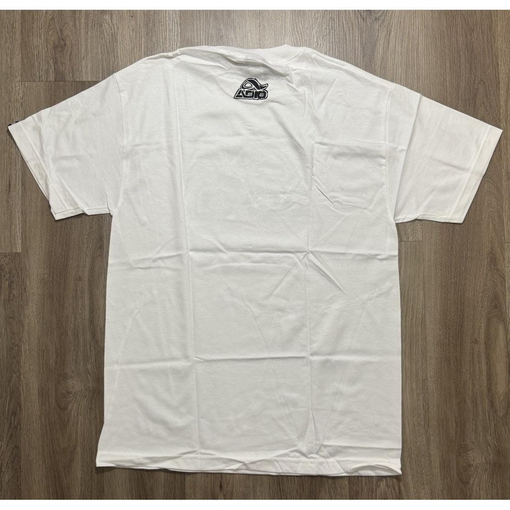 Vintage‎ Y2K Adio Camouflage Logo Skateboarding T Shirt Size L - Picture 7 of 7